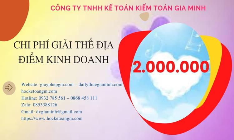 Dịch vụ giải thể địa điểm kinh doanh tại Quận Thốt Nốt nhanh, giá rẻ