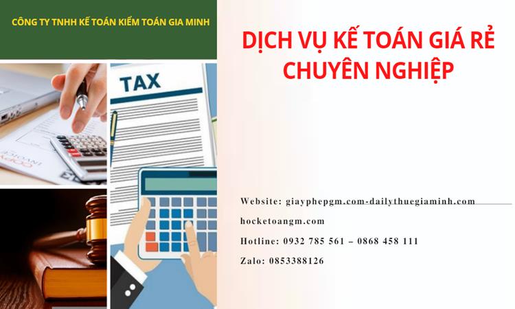 Dịch vụ kế toán tại An Giang giá rẻ chuyên nghiệp 