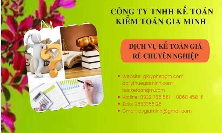 Dịch vụ kế toán tại Phú Quốc giá rẻ chuyên nghiệp 