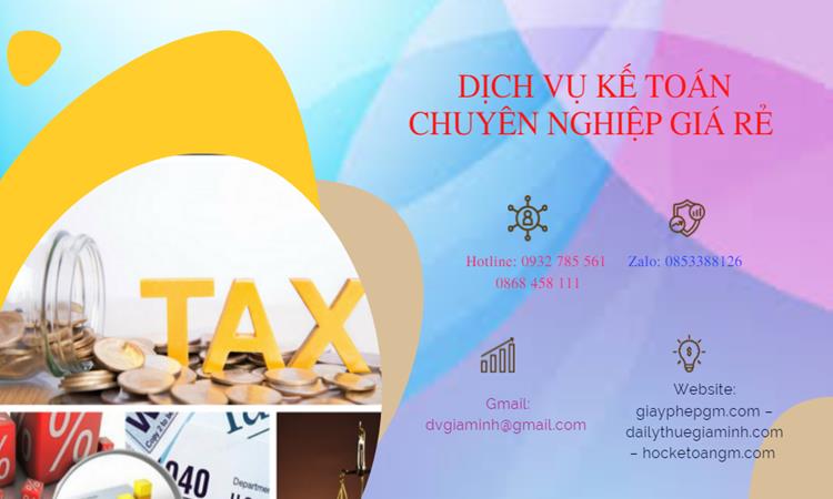 Dịch vụ kế toán tại Thái Bình giá rẻ chuyên nghiệp 