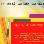 Dịch vụ quyết toán thuế tại Quận Ba Đình giá rẻ 