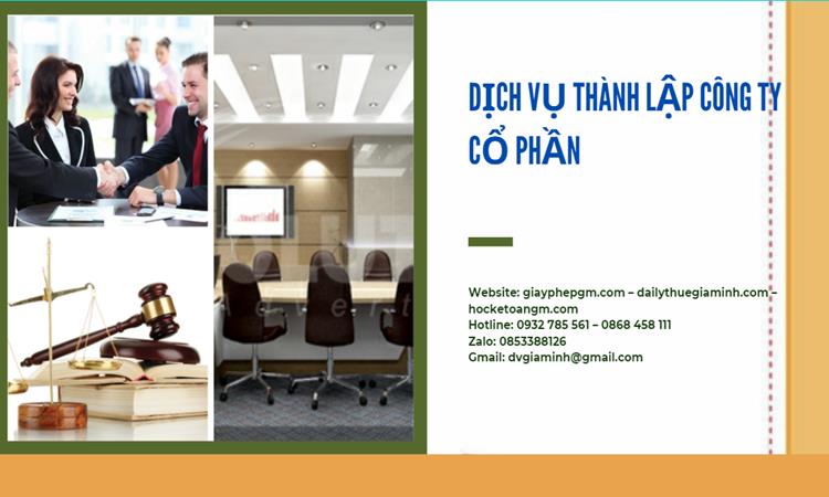 Dịch vụ thành lập công ty cổ phần tại Hải Dương