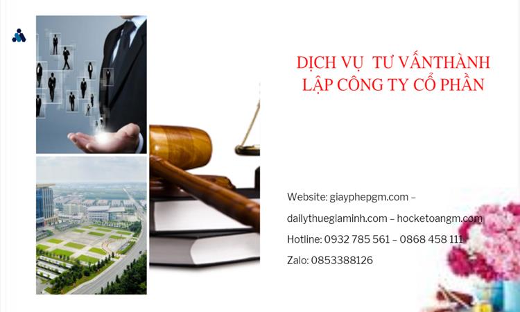 Dịch vụ thành lập công ty cổ phần tại Huyện Cờ Đỏ 