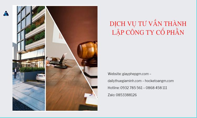 Dịch vụ thành lập công ty cổ phần tại Huyện Củ Chi 