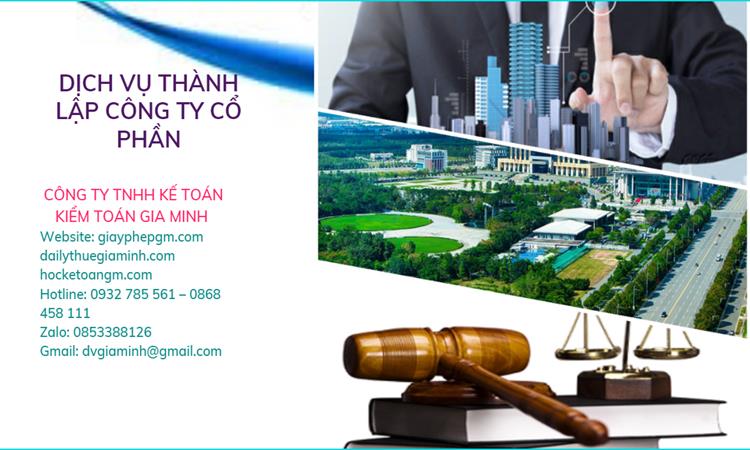 Dịch vụ thành lập công ty cổ phần tại Huyện Mê Linh 