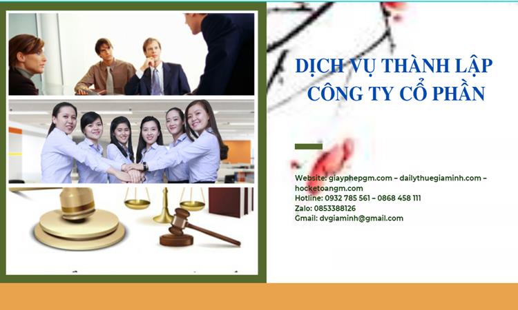 Dịch vụ thành lập công ty cổ phần tại Nha Trang