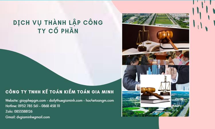 Dịch vụ thành lập công ty cổ phần tại Quận 3