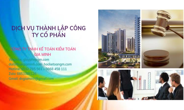 Dịch vụ thành lập công ty cổ phần tại Quận 8 