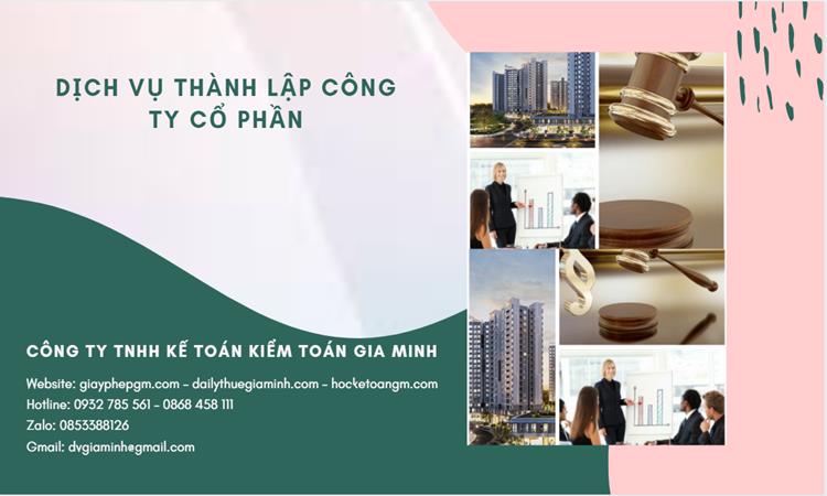 Dịch vụ thành lập công ty cổ phần tại Quận Bình Thạnh
