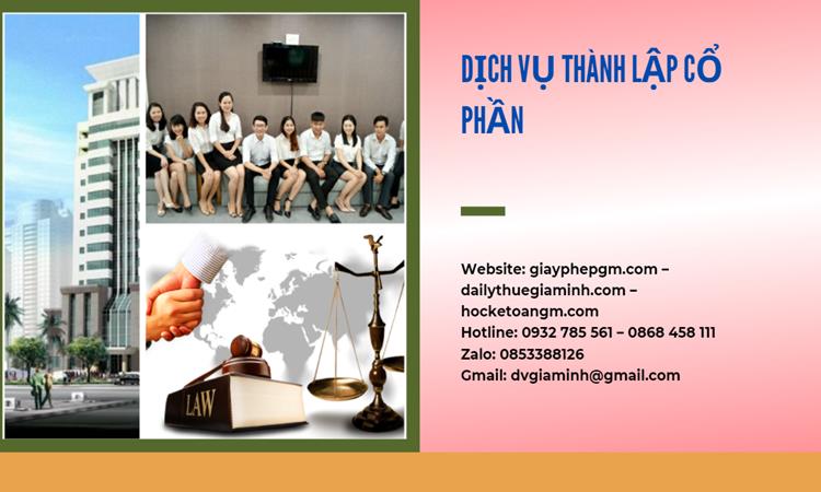 Dịch vụ thành lập công ty cổ phần tại Quận Hai Bà Trưng