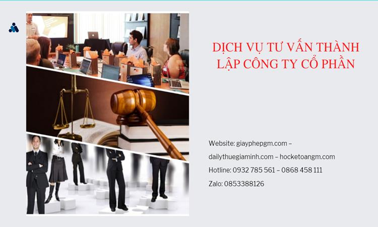 Dịch vụ thành lập công ty cổ phần tại Thái Bình