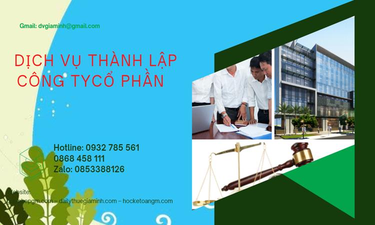 Thành lập doanh nghiệp cổ phần tại TP Đà Nẵng