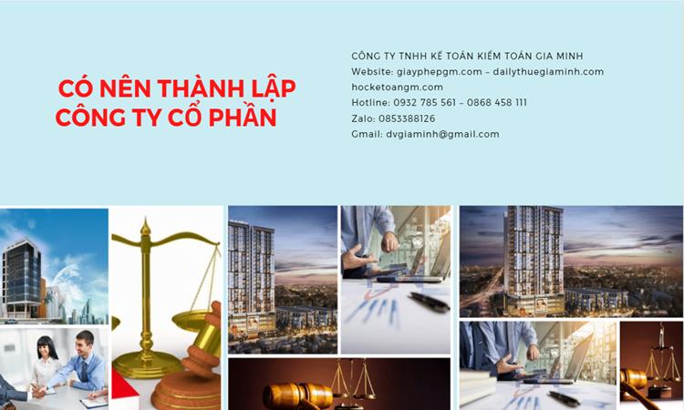 Thành lập doanh nghiệp cổ phần tại TP Hà Nội