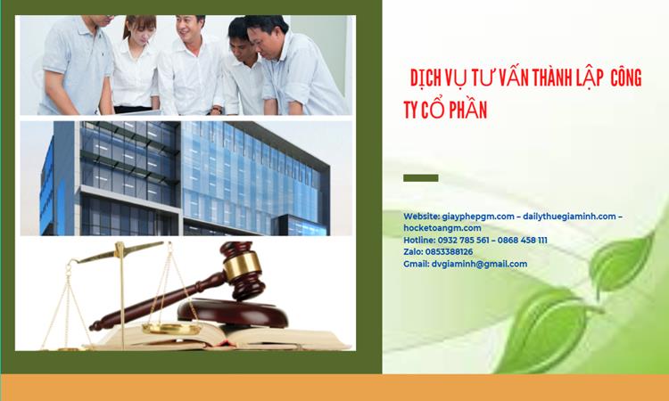 Dịch vụ thành lập công ty cổ phần tại TP Hải Phòng