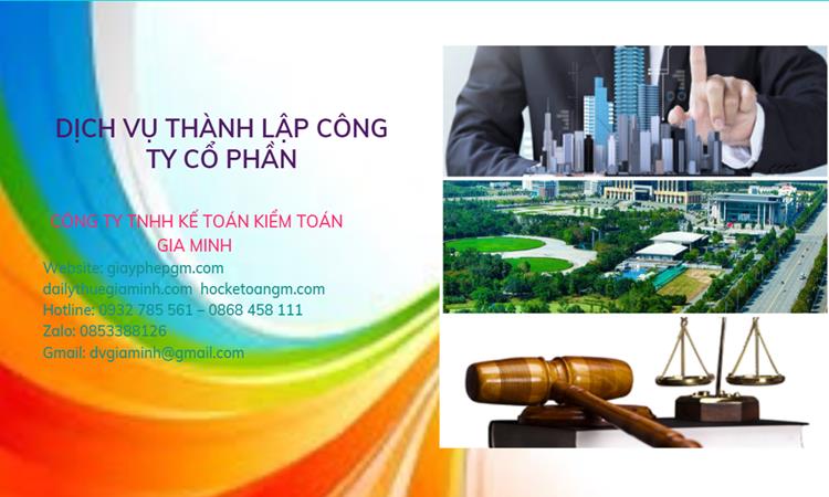Dịch vụ thành lập công ty cổ phần tại TPHCM