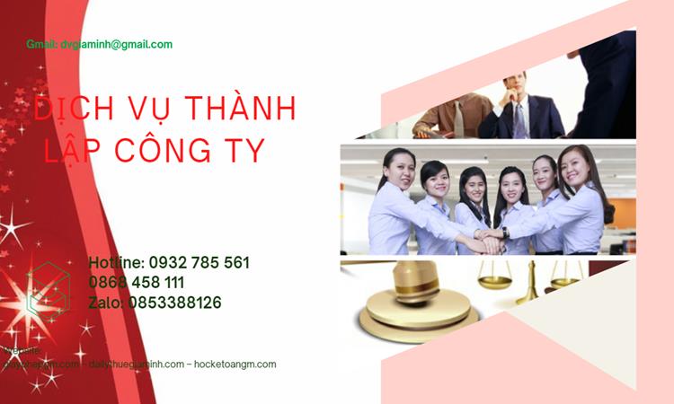 Dịch vụ thành lập công ty cổ phần tại Tuyên Quang 