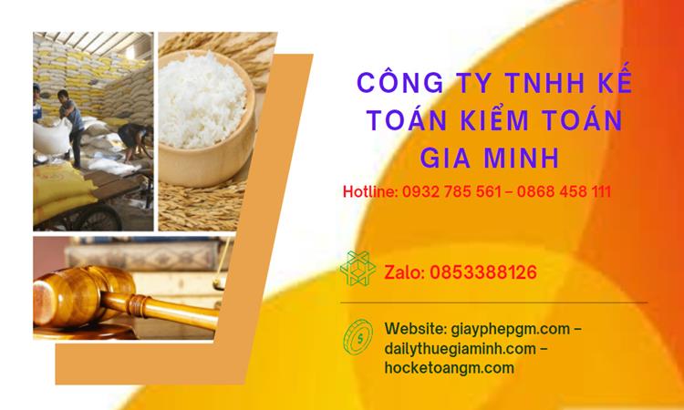 Dịch vụ thành lập công ty sản xuất kinh doanh gạo tại Bắc Ninh 