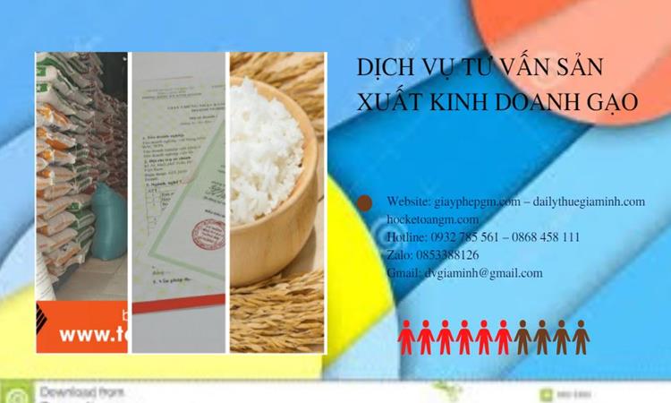 Dịch vụ thành lập công ty sản xuất kinh doanh gạo tại Cao Bằng 