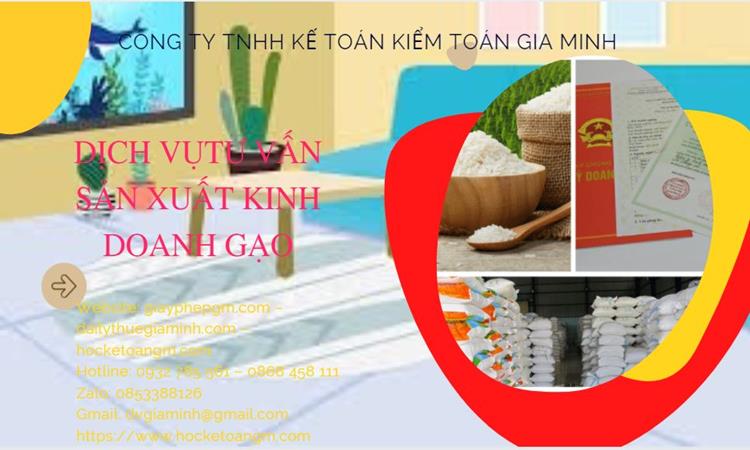 Dịch vụ thành lập công ty sản xuất kinh doanh gạo tại Gia Lai 