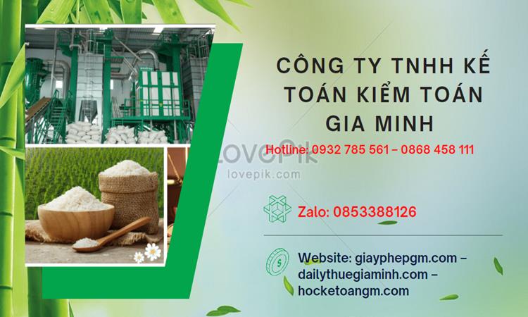 Dịch vụ thành lập công ty sản xuất kinh doanh gạo tại Hòa Bình 