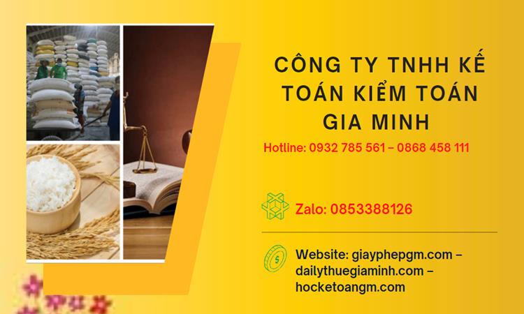 Dịch vụ thành lập công ty sản xuất kinh doanh gạo tại Huế 