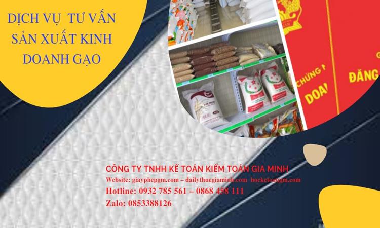 Dịch vụ thành lập công ty sản xuất kinh doanh gạo tại Huyện Ba Vì 