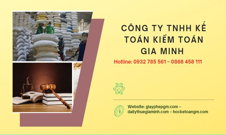 Dịch vụ thành lập công ty sản xuất kinh doanh gạo tại Huyện Cần Giờ 