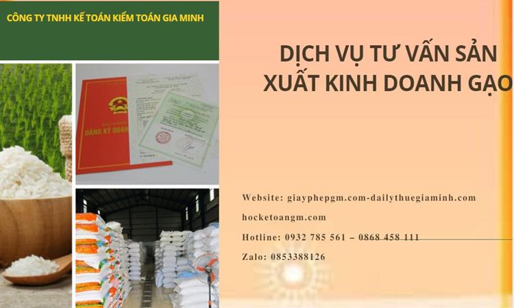 Dịch vụ thành lập công ty sản xuất kinh doanh gạo tại Huyện Đông Anh 