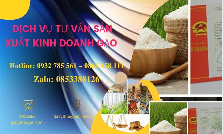 Dịch vụ thành lập công ty sản xuất kinh doanh gạo tại Huyện Mỹ Đức 