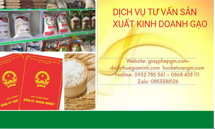 Dịch vụ thành lập công ty sản xuất kinh doanh gạo tại Huyện Quốc Oai 