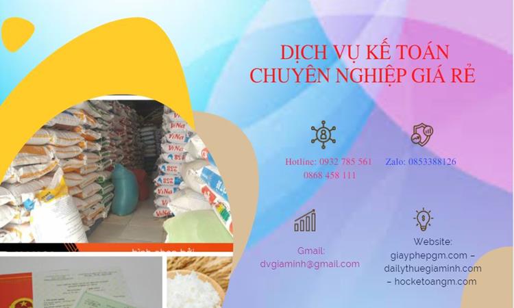 Dịch vụ thành lập công ty sản xuất kinh doanh gạo tại Huyện Sóc Sơn 