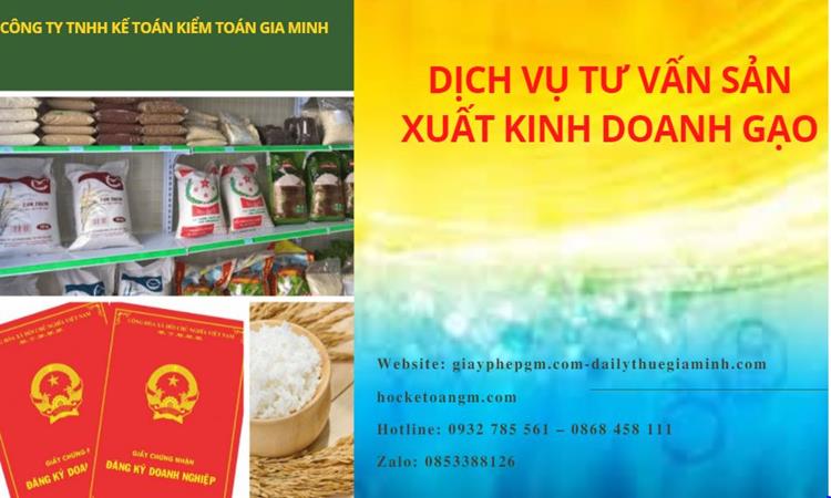 Dịch vụ thành lập công ty sản xuất kinh doanh gạo tại Lâm Đồng 