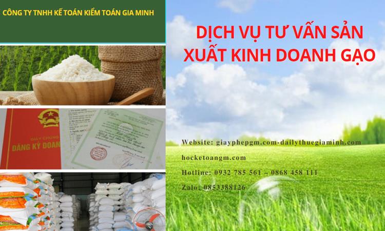 Dịch vụ thành lập công ty sản xuất kinh doanh gạo tại Lào Cai 