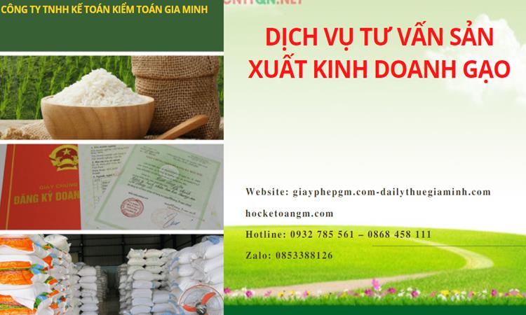 Dịch vụ thành lập công ty sản xuất kinh doanh gạo tại Long An Dịch vụ thành lập công ty sản xuất kinh doanh gạo tại Long An 