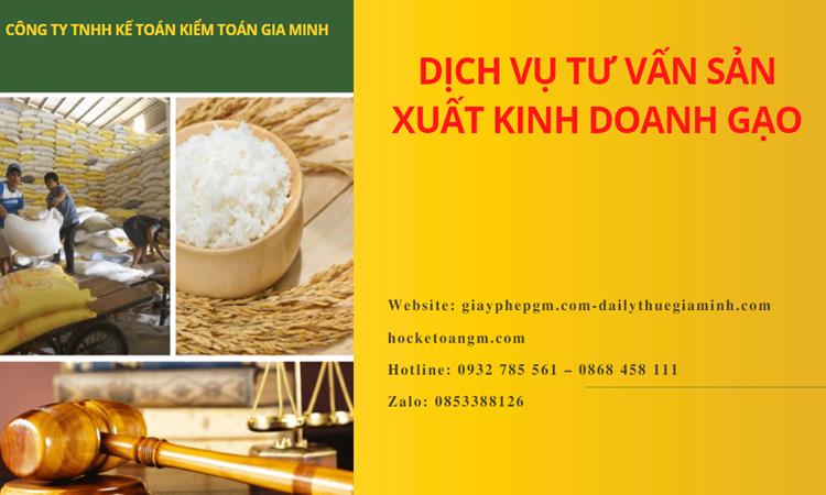 Dịch vụ thành lập công ty sản xuất kinh doanh gạo tại Ninh Bình 