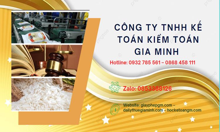 Dịch vụ thành lập công ty sản xuất kinh doanh gạo tại Quận 1 