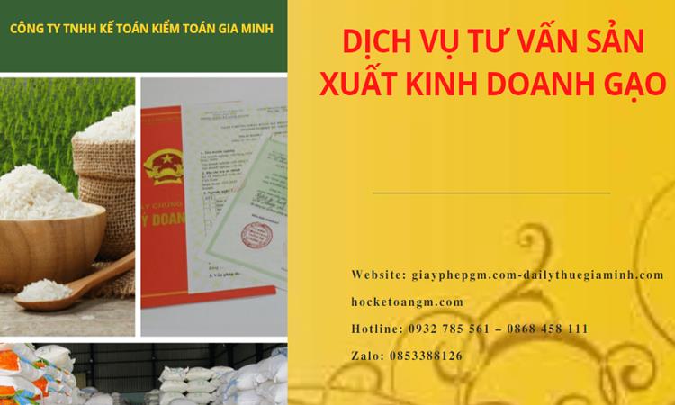 Dịch vụ thành lập công ty sản xuất kinh doanh gạo tại Quận Cái Răng 