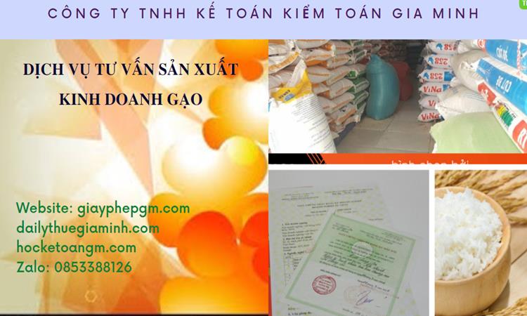 Dịch vụ thành lập công ty sản xuất kinh doanh gạo tại Quận Hoàng Mai 