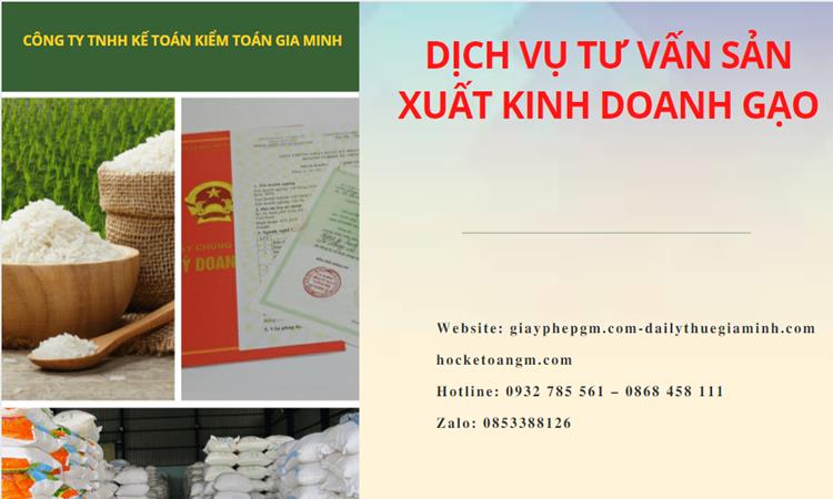 Dịch vụ thành lập công ty sản xuất kinh doanh gạo tại Quảng Bình 