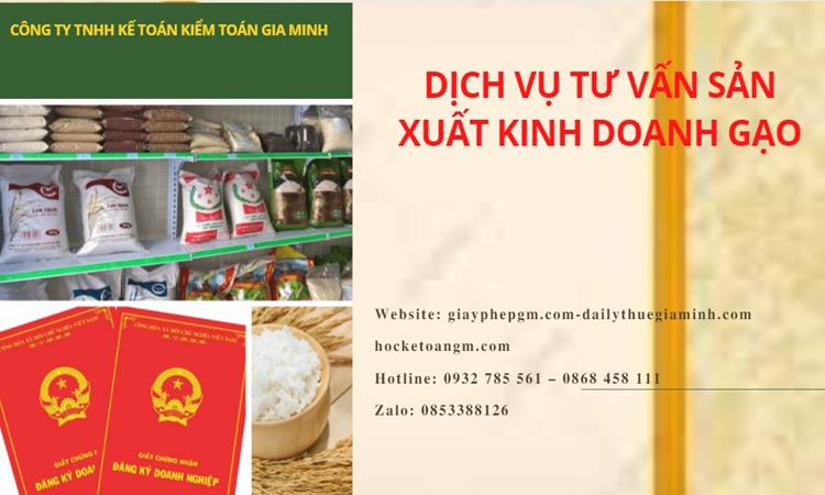 Dịch vụ thành lập công ty sản xuất kinh doanh gạo tại Quảng Nam 