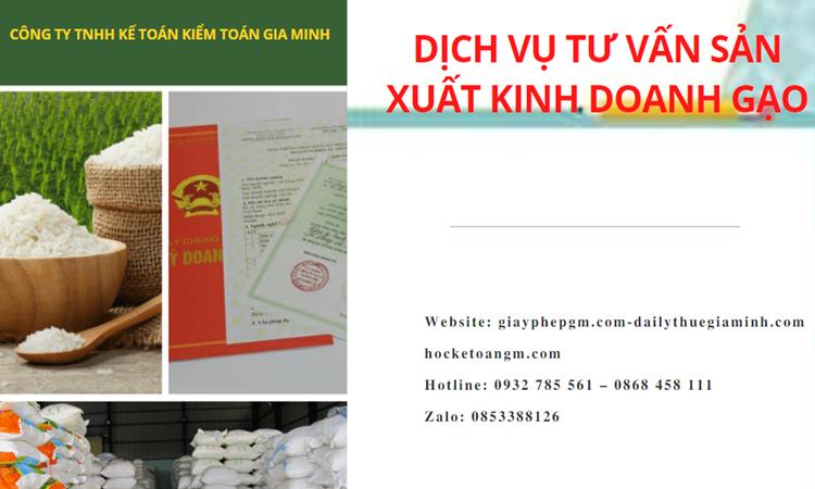 Thành lập công ty sản xuất kinh doanh gạo tại Quảng Ngãi 