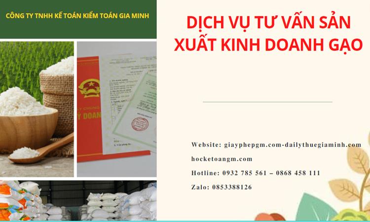 Dịch vụ thành lập công ty sản xuất kinh doanh gạo tại Quảng Ninh 