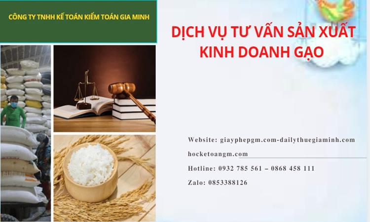 Dịch vụ thành lập công ty sản xuất kinh doanh gạo tại Sơn La 