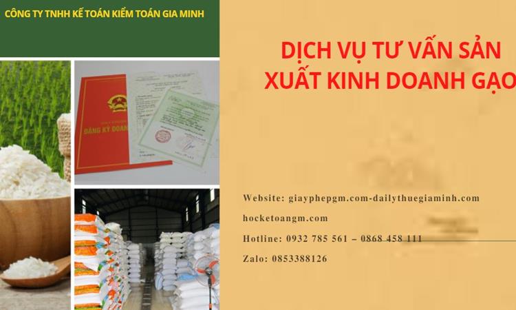 Dịch vụ thành lập công ty sản xuất kinh doanh gạo tại Thành phố Hải Phòng 