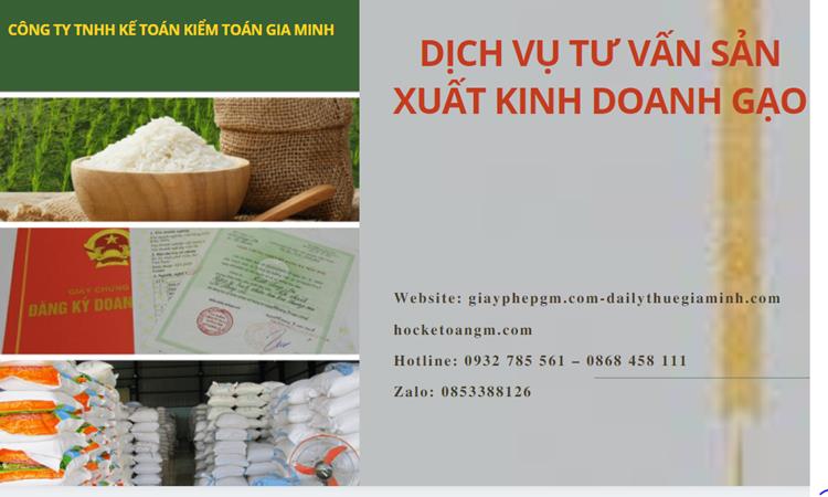Dịch vụ thành lập công ty sản xuất kinh doanh gạo tại Thừa Thiên Huế 