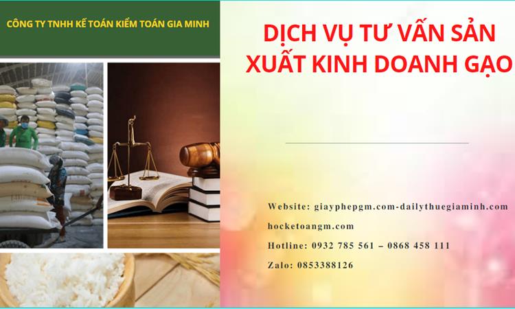 Dịch vụ thành lập công ty sản xuất kinh doanh gạo tại TP Đà Nẵng 