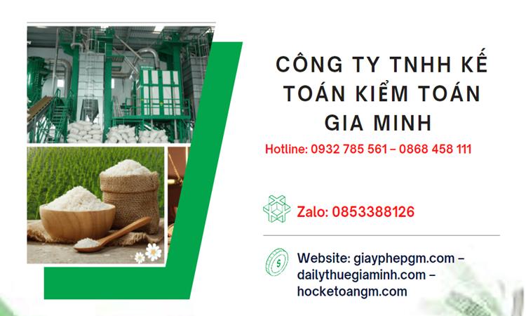 Dịch vụ thành lập công ty sản xuất kinh doanh gạo tại TT Huế 