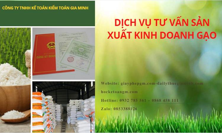 Dịch vụ thành lập công ty sản xuất kinh doanh gạo tạDịch vụ thành lập công ty sản xuất kinh doanh gạo tại Vĩnh Long i Vĩnh Long 