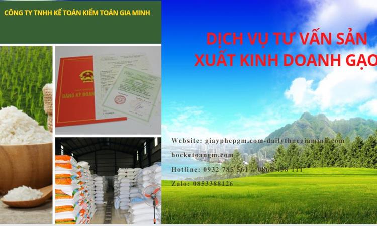 Dịch vụ thành lập công ty sản xuất kinh doanh gạo tại Vũng Tàu 
