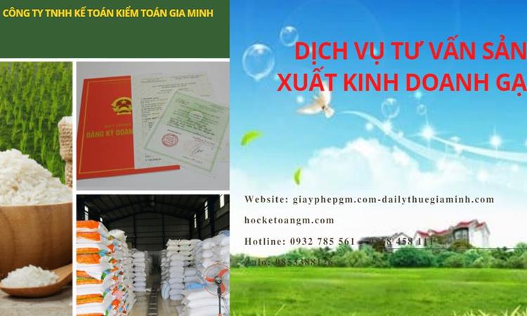 Dịch vụ thành lập công ty sản xuất kinh doanh gạo tại Yên Bái 